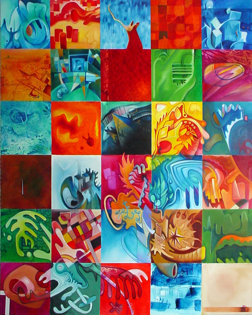 a painting by Mauricio Otarola