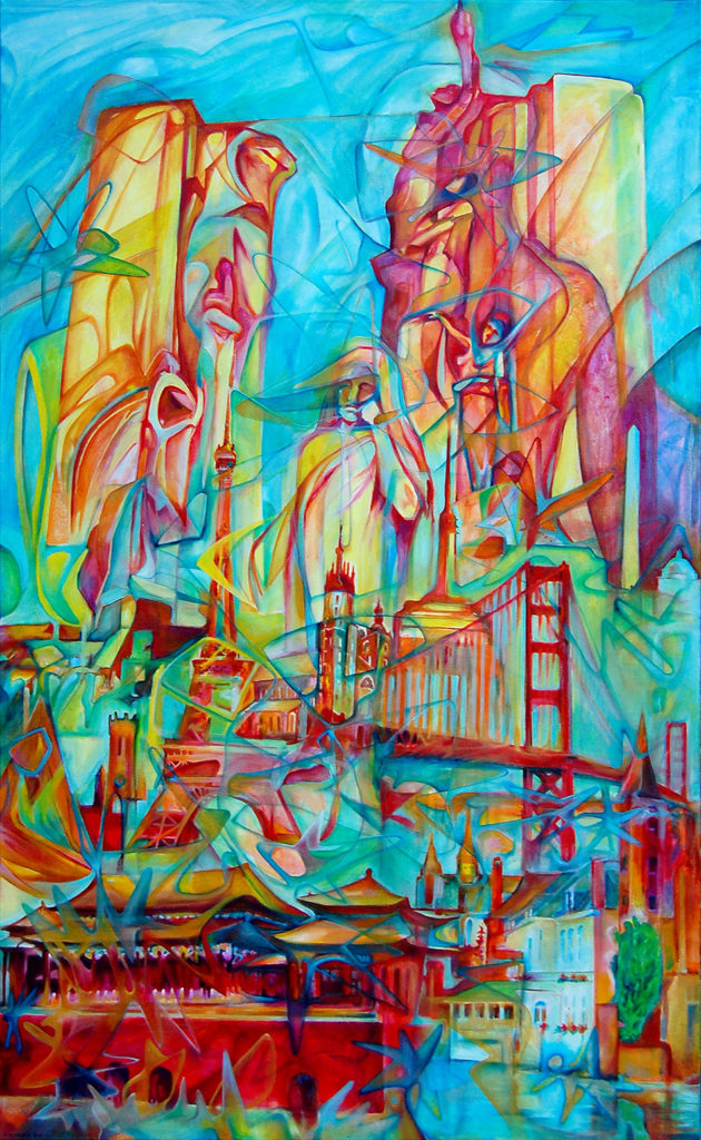 a painting by Mauricio Otarola