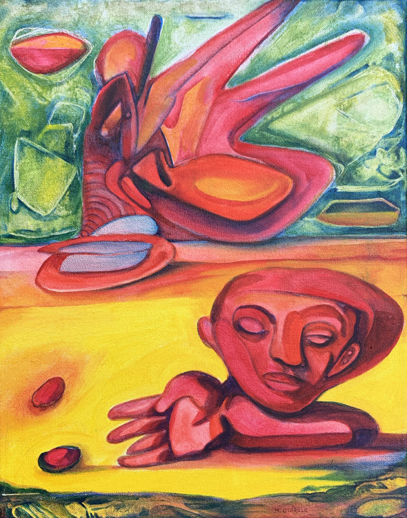 a painting by Mauricio Otarola