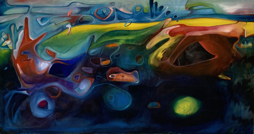 a painting by Mauricio Otarola