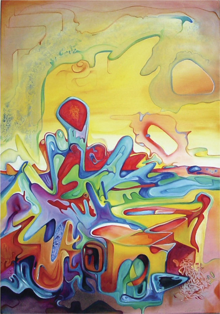 a painting by Mauricio Otarola