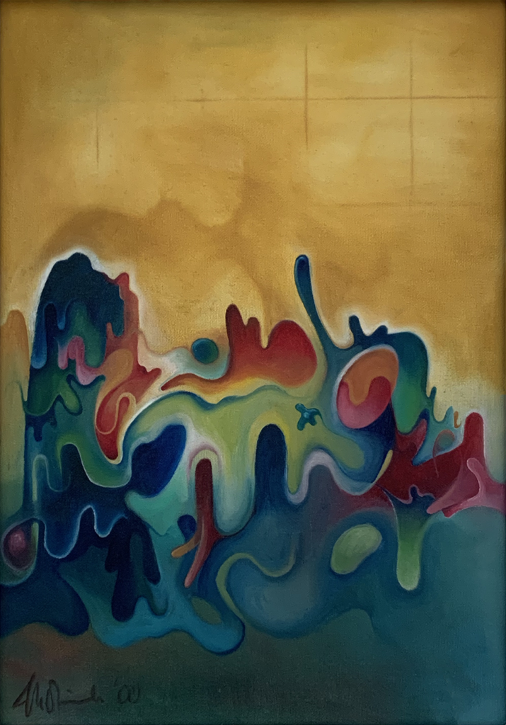 a painting by Mauricio Otarola