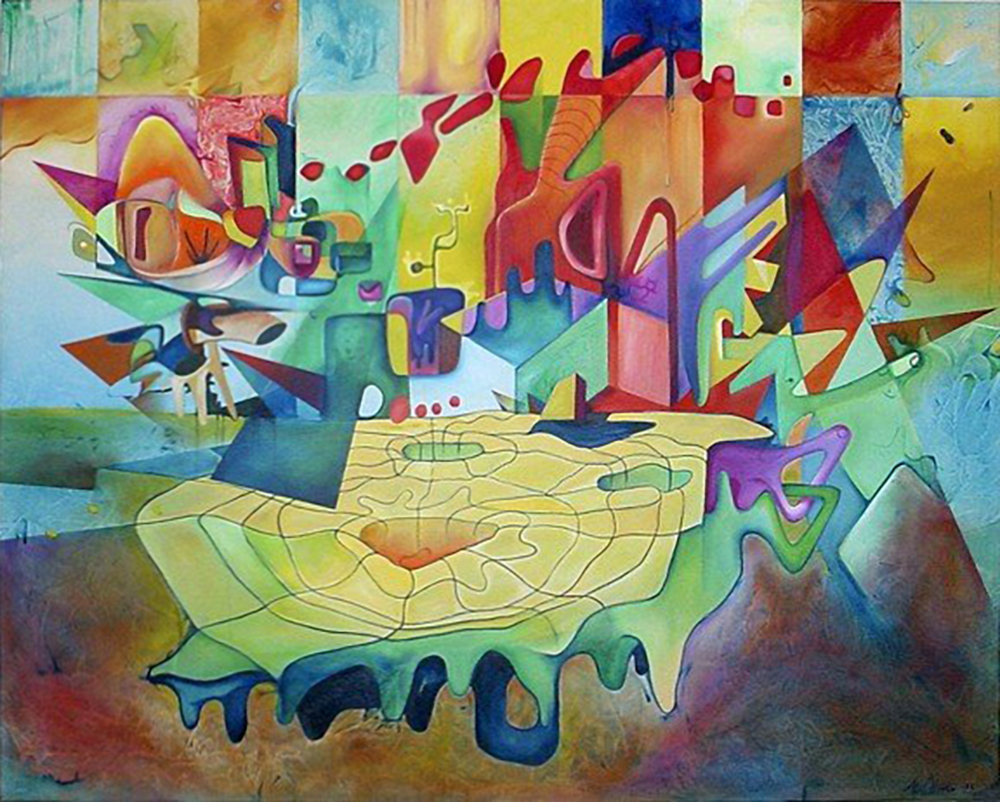 a painting by Mauricio Otarola